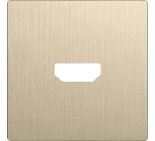 Накладка Werkel для розетки HDMI шампань рифленый WL10-HDMI-CP 4690389128332