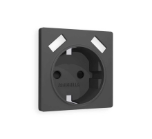 Лицевая панель розетки AMBRELLA VOLT AP9090
