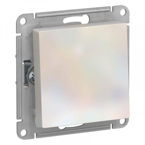Переключатель одноклавишный перекрестный Systeme Electric AtlasDesign 10A 250V жемчужный ATN000471