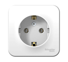 Розетка 2К+З Systeme Electric Blanca 16A 250V белая BLNRA010111