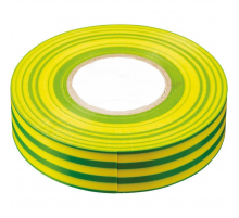 Изоляционная лента STEKKER INTP01315-10 0,13*15 мм. 10 м. желто-зеленая