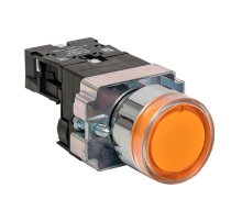 Кнопка BA51 с подстветкой 230В желтая NO EKF PROxima xb2-bw51-230