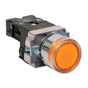 Кнопка BA51 с подстветкой 230В желтая NO EKF PROxima xb2-bw51-230
