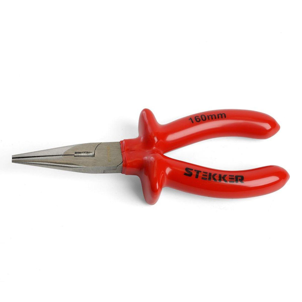 Длинногубцы диэлектрические Stekker, 160мм, PLE2-160-S 39777