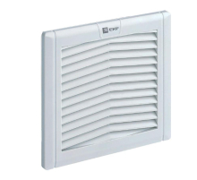 Вентиляционная решётка с фильтром 291x291 мм IP54 EKF PROxima EXF433