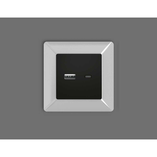 Лицевая панель розетки AMBRELLA VOLT AP8110