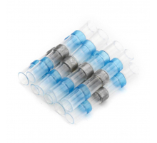 LD302-15-25 ГСИ термоусаживаемая с припоем 1,5-2,5 мм2 27A,  прозрачный/голубой