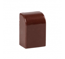 Заглушка (16х16) (4 шт) темное дерево EKF-Plast ecd-16-16x4