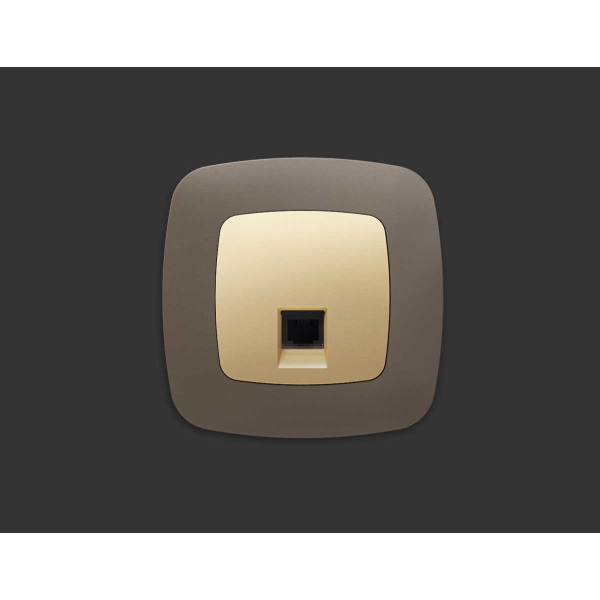 Лицевая панель розетки AMBRELLA VOLT OP6120