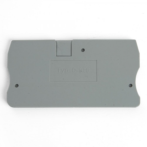 LD560-1-60 Торцевая заглушка для ЗНИ LD552 6 мм²  (JXB ST 6), серый STEKKER