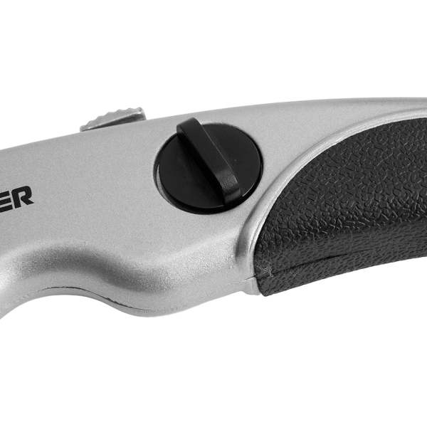 Нож строительно-монтажный с трапециевидным лезвием, 19 мм, 2 лезвия в рукоятке KMU-12-T 50199