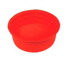 Заглушка для двустенных труб d50 мм красная EKF-Plast EC50