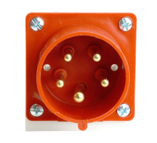 Вилка угловая ST-515 16А 380В 3P+PE+N IP44, PPG16-515-44, Stekker