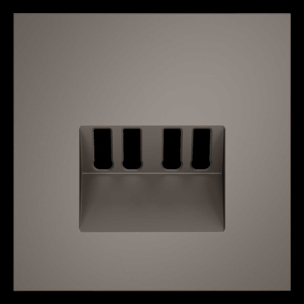 Накладка для розетки акустической 4-местной , S70 (капучино) Voltum VLS001514