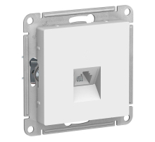Розетка телефонная RJ11 Systeme Electric AtlasDesign белая ATN000181