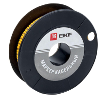 Маркер кабельный 6,0 мм2 '6' (350 шт.) (ЕС-3) EKF PROxima plc-KM-6-6