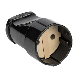 Гнездо штепсельное б/з черн. 10А 250В EKF PROxima ASG10-30