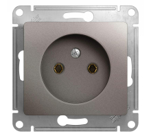 Розетка 2К Systeme Electric Glossa 16A 250V платина GSL001241