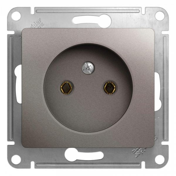 Розетка 2К Systeme Electric Glossa 16A 250V платина GSL001241 Розетка 2К Systeme Electric Glossa 16A 250V платина GSL001241