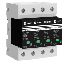 Устройство защиты от импульсных перенапряжений Т1+Т2 Iimp-12,5kA In-20kA Uc-275В 1+1 EKF PROxima OV12-11-505