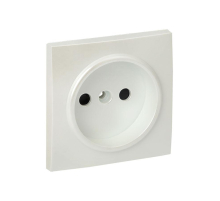 Валенсия лицевая панель розетки 1-местной б/з 10 А жемчуг с защ. штор. EKF PROxima ESR10-L-022-50
