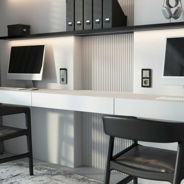 Розетка с заземлением, шторками и USB тип A+C (дымчатый) W1271704/ a069465