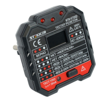 Тестер розеток и УЗО, питание от сети 230V, черный MTM HT106D 49997