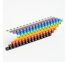 Маркер кабельный наборный '0-9' STEKKER 4 мм2 CBMR-MKN4 (100шт/упак - 10 отрез. по 10 шт.)