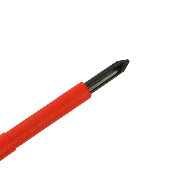 Отвертка крестовая диэлектрическая Stekker Pz 1 х 80 мм, SDE-PZ1-80 49617