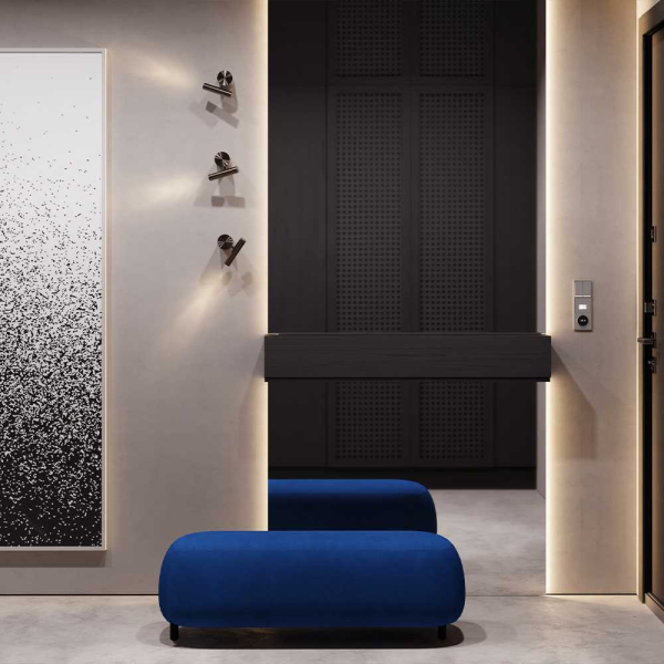 Клавиши для выключателя/переключателя двухклавишного с подсветкой, S70 (капучино) Voltum VLS000414