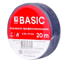 Изолента класс А (0,18х19мм) (20м.) синяя EKF Basic plc-iz-a-s