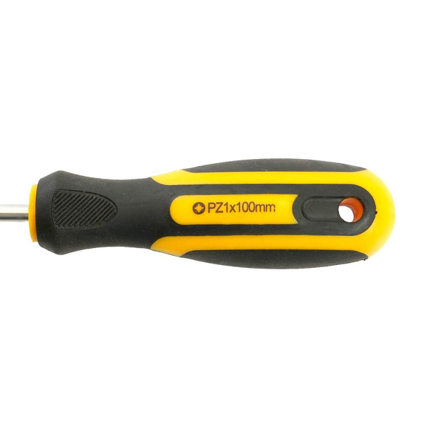 Отвертка крестовая Stekker Pz 1 х 100 мм, Cr-V, SDM-PZ1-100 49615
