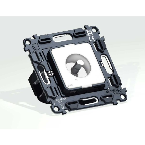 Механизм терморегулятора с датчиком для теплого пола с подсветкой Ambrella Volt 16A-250V QUANT (EXTRA CONTROL) VM1381