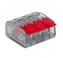 Клемма СМК 221-413 3 отверстия 0.2-4.0 мм2 (100шт.) EKF PROxima plc-smk-221-413