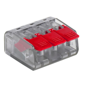 Клемма СМК 221-413 3 отверстия 0.2-4.0 мм2 (100шт.) EKF PROxima plc-smk-221-413