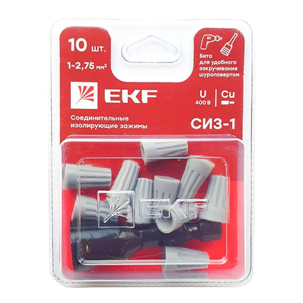 СИЗ-1 (1-2,75мм2) блистер (10шт.) EKF plc-cc-3-b СИЗ-1 (1-2,75мм2) блистер (10шт.) EKF plc-cc-3-b