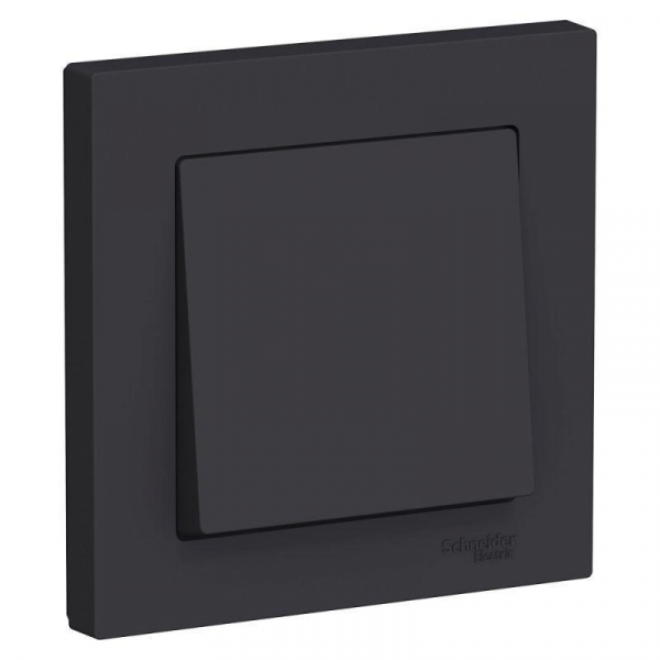 Выключатель одноклавишный Systeme Electric AtlasDesign 10A 250V карбон ATN001012 Выключатель одноклавишный Systeme Electric AtlasDesign 10A 250V карбон ATN001012