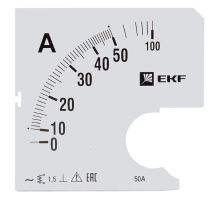 Шкала сменная для A961 50/5А-1,5 EKF PROxima s-a961-50