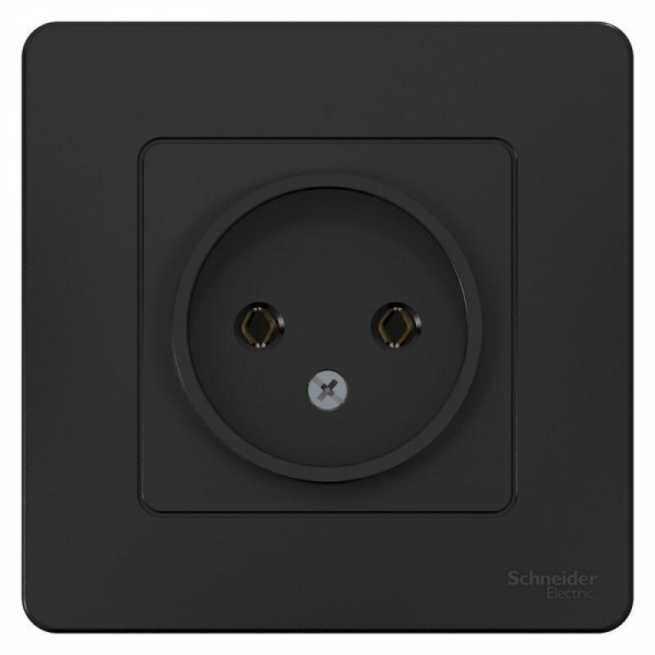 Розетка 2К Systeme Electric Blanca 16A 250V антрацит BLNRS000016 Розетка 2К Systeme Electric Blanca 16A 250V антрацит BLNRS000016