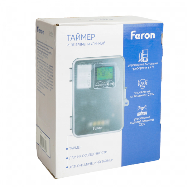 Таймер (реле времени) Feron TM100 9200W однозонный Таймер (реле времени) Feron TM100 9200W однозонный