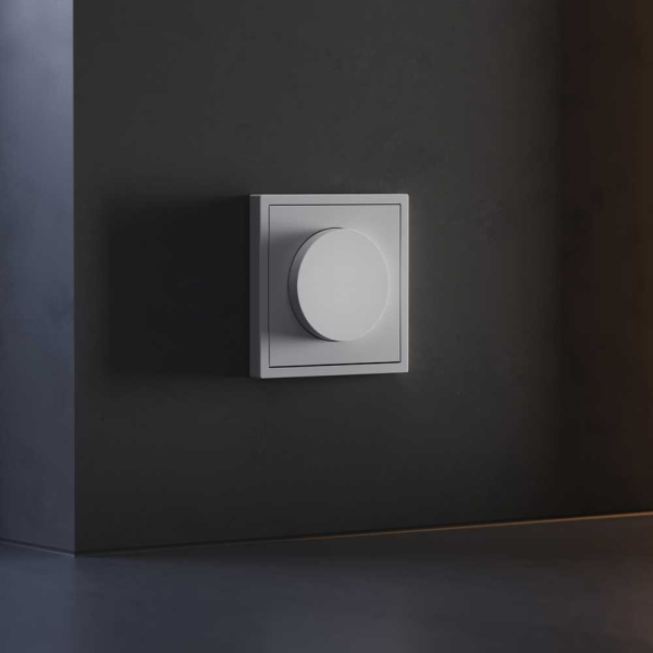 Накладка для светорегулятора поворотно-нажимного, S70 (серый) Voltum VLS002016