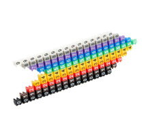 Маркер кабельный наборный '0-9' STEKKER 2,5 мм2 CBMR-MKN25 (100шт/упак - 10 отрез. по 10 шт.)