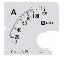 Шкала сменная для A961 100/5А-1,5 EKF PROxima s-a961-100