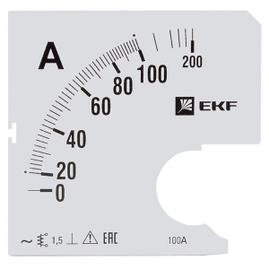 Шкала сменная для A961 100/5А-1,5 EKF PROxima s-a961-100