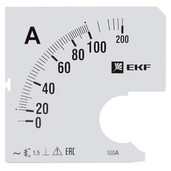 Шкала сменная для A961 100/5А-1,5 EKF PROxima s-a961-100