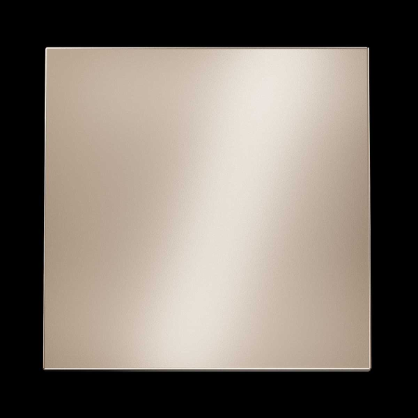 Клавиша для выключателя/переключателя одноклавишного, S70 Metal (платина) Voltum VLSM000110