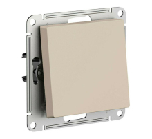 Переключатель одноклавишный перекрестный Systeme Electric AtlasDesign 10A 250V песочный ATN001271