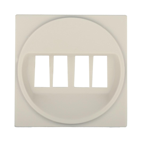 Накладка LK Studio аудио-розетки (бежевый) 857401-1