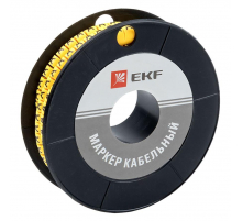 Маркер кабельный 2,5 мм2 'A' (1000 шт.) (ЕС-1) EKF PROxima plc-KM-2.5-A