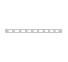 Органайзер кабельный вертикальный для стойки внешний с окнами, ширина 95мм 38U серия EKF PROxima ITACOV38